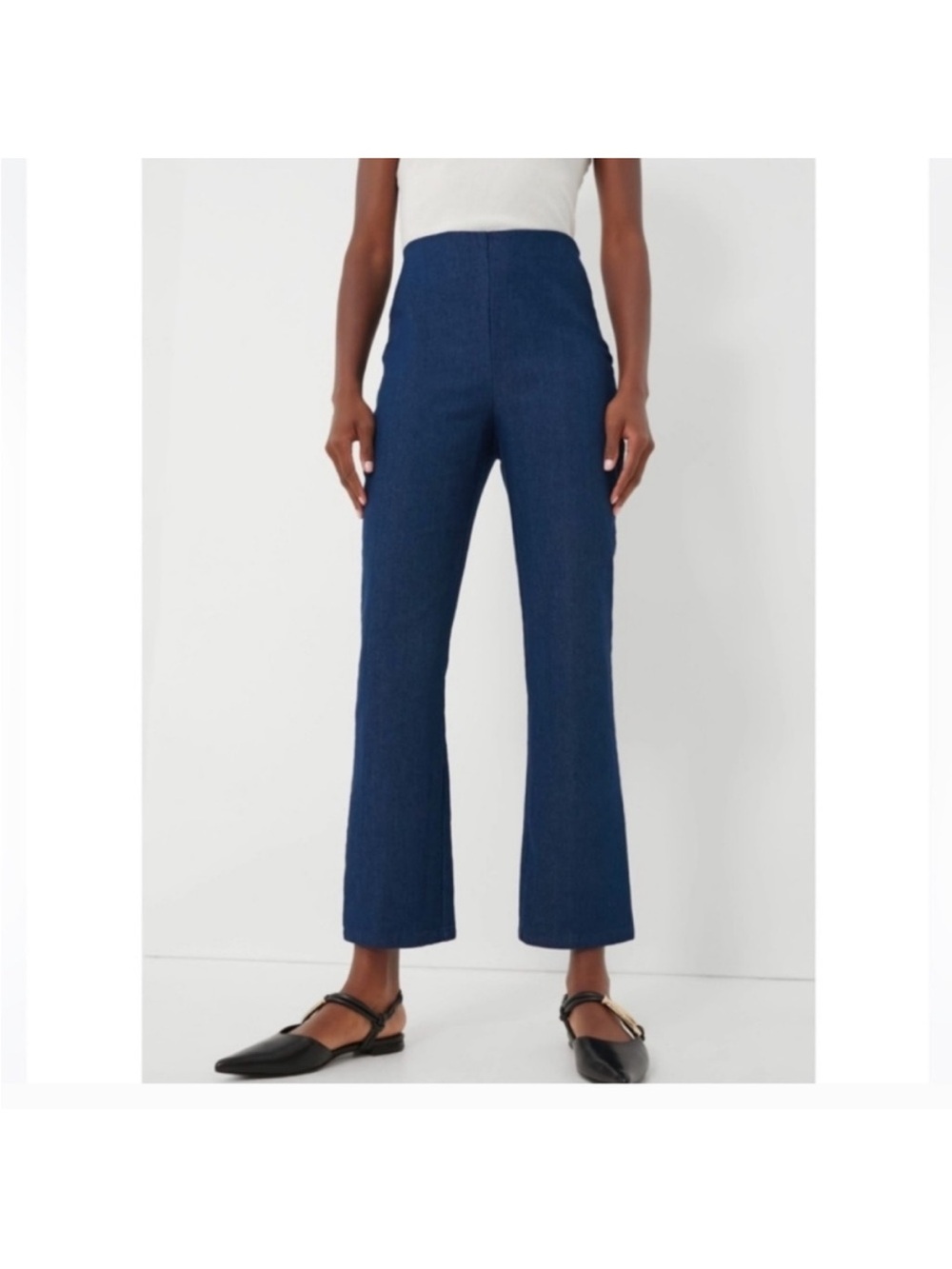 Tuckernuck Denim Ashford Dark Wash Cropped size medium